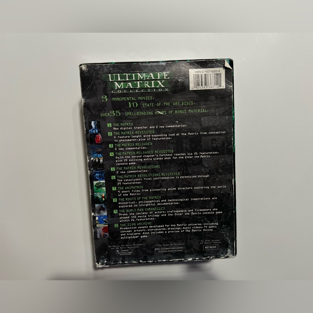 The Ultimate Matrix Collection Series (DVD, 10 Disc Box Set) (LIMITED EDITION)